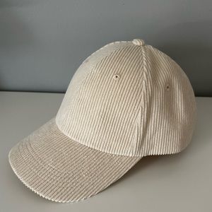 H&M Beige Corduroy Cap
